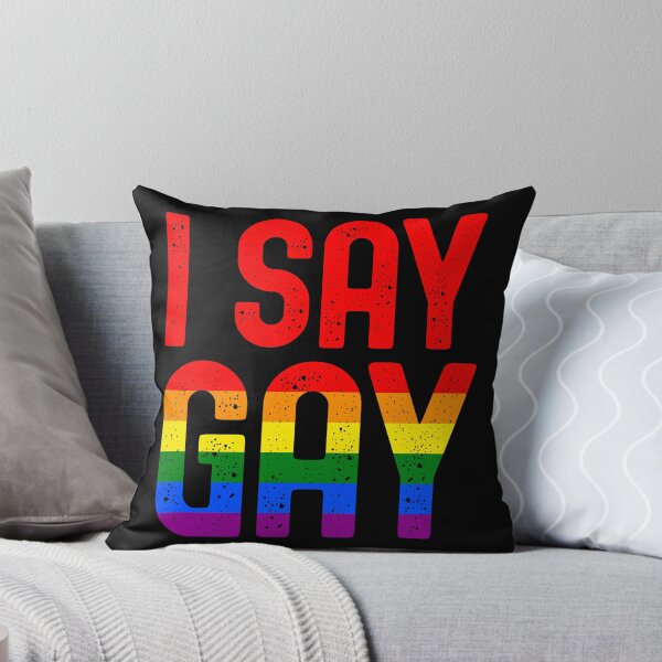Item preview, I Say Gay - LGBTQ+ Flag - Trans Rights Movement designed and sold by GodsFlagFandom.