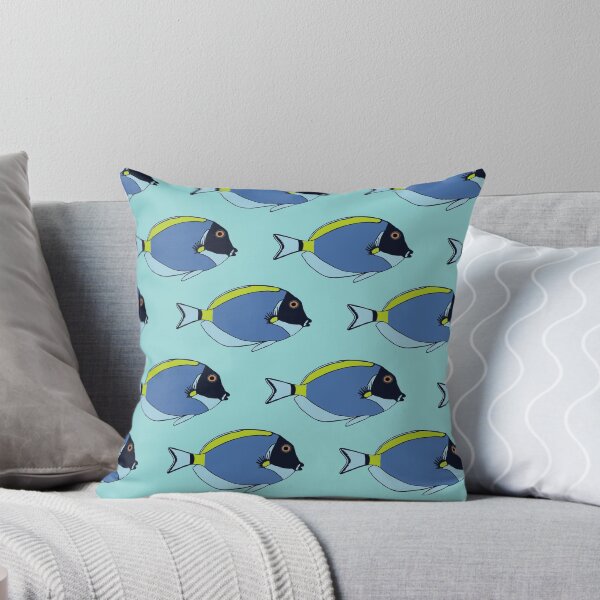 Aperçu de l'œuvre Modèle de poisson tropique Powder Blue Tang créée et vendue par stephaniepeters.