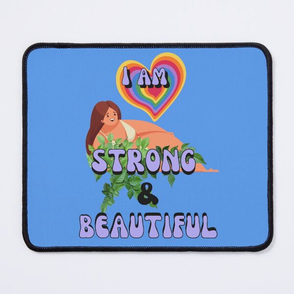 Item preview, I am Strong & Beautiful Affirmation designed and sold by KrisantoArts.