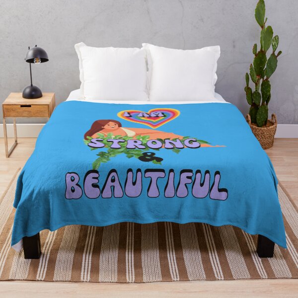 Item preview, I am Strong & Beautiful Affirmation designed and sold by KrisantoArts.