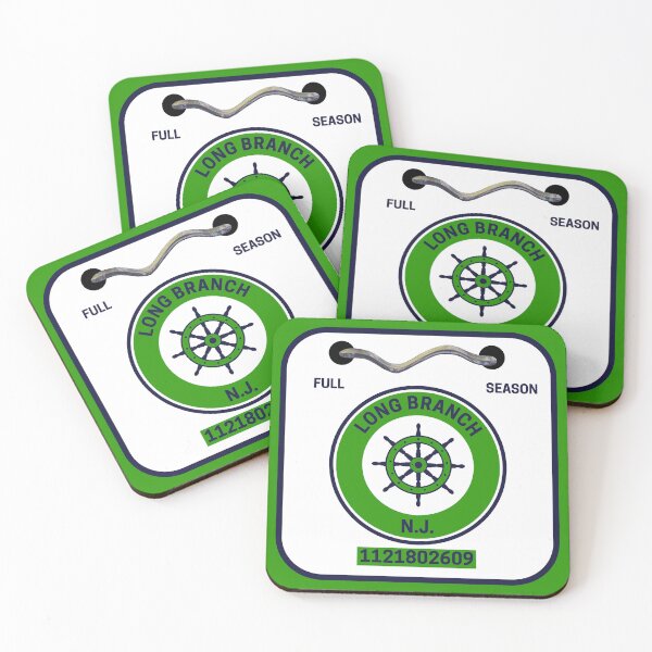 Item preview, Long Branch New Jersey Beach Badge designed and sold by fearcity.