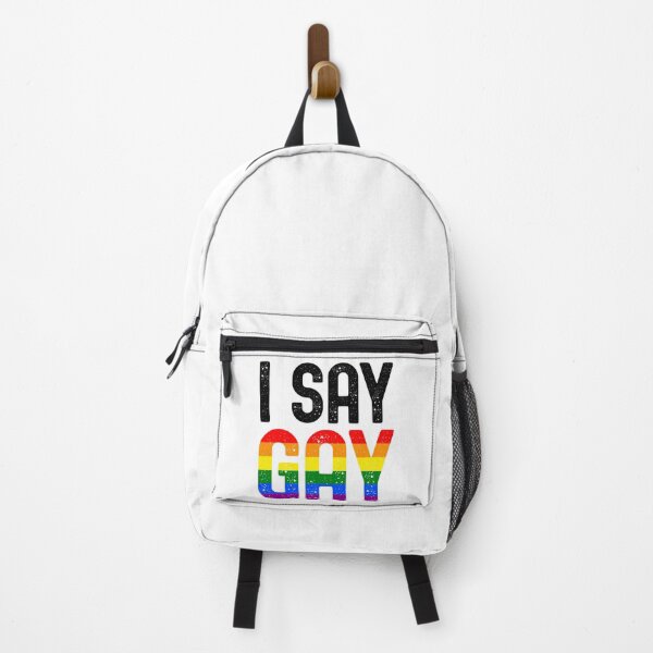 Item preview, I Say Gay - LGBTQ+ Flag - Trans Rights Movement designed and sold by GodsFlagFandom.