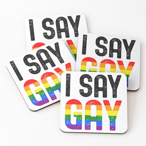 Item preview, I Say Gay - LGBTQ+ Flag - Trans Rights Movement designed and sold by GodsFlagFandom.