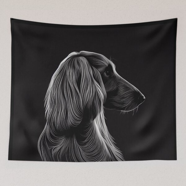 Item preview, Afghan Hounds from Side designed and sold by MimozaStudio.