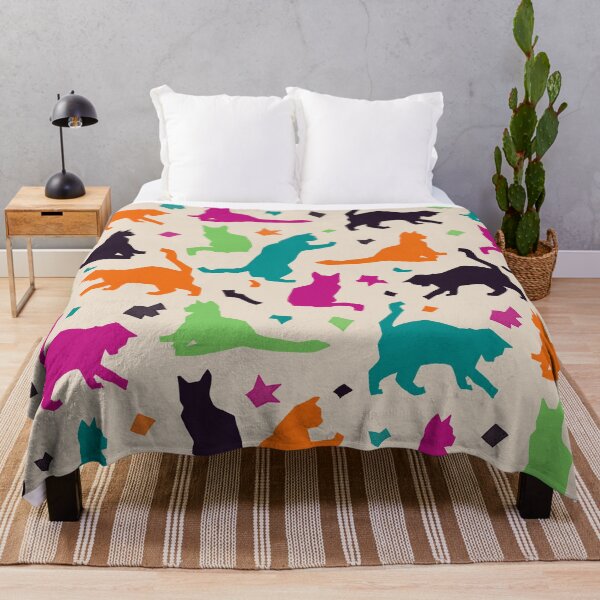 Item preview, Dark Colors Matisse Cats designed and sold by Carolina Diaz.