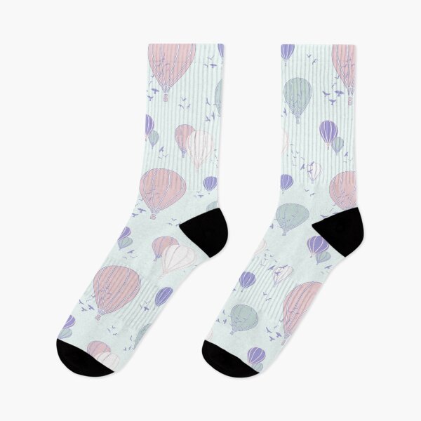 Item preview, Dreamy air balloon pastel pattern designed and sold by starseedgems.