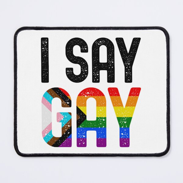 Item preview, I Say Gay - LGBTQIA+ Flag - Trans Rights Movement designed and sold by GodsFlagFandom.