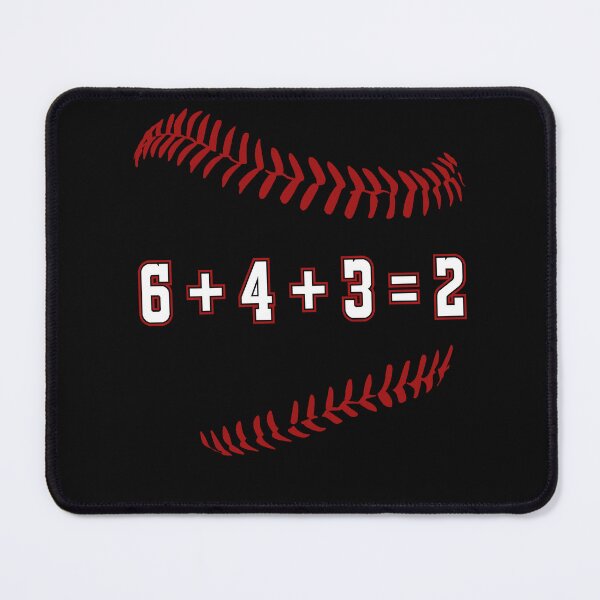 Item preview, Double play 6+4+3=2 Baseball Math Double Play Funny Baseball Player Gift designed and sold by ARTZ84.