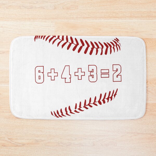 Item preview, Double play 6+4+3=2 Baseball Math Double Play Funny Baseball Player Gift designed and sold by ARTZ84.