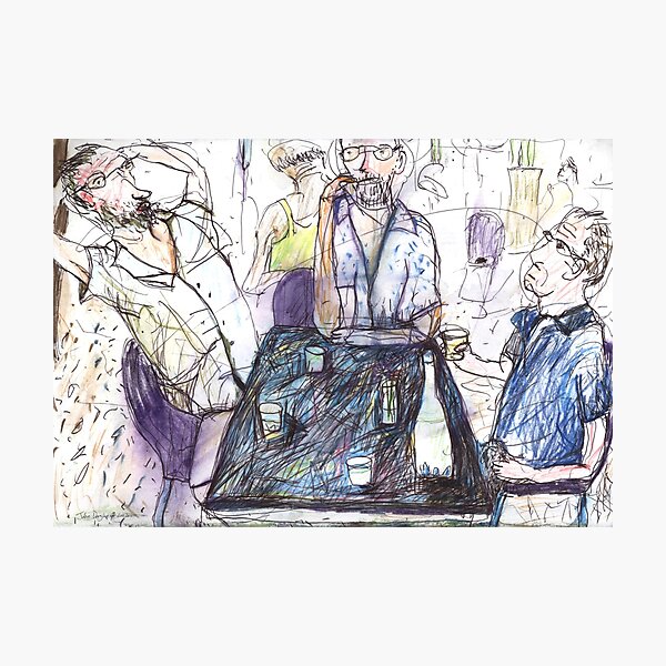 Item preview, Greg, Phil and Iain Waiting for Brunch designed and sold by John Douglas.