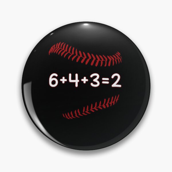 Item preview, Double play 6+4+3=2 Baseball Math Double Play Funny Baseball Player Gift designed and sold by ARTZ84.