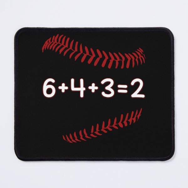 Item preview, Double play 6+4+3=2 Baseball Math Double Play Funny Baseball Player Gift designed and sold by ARTZ84.