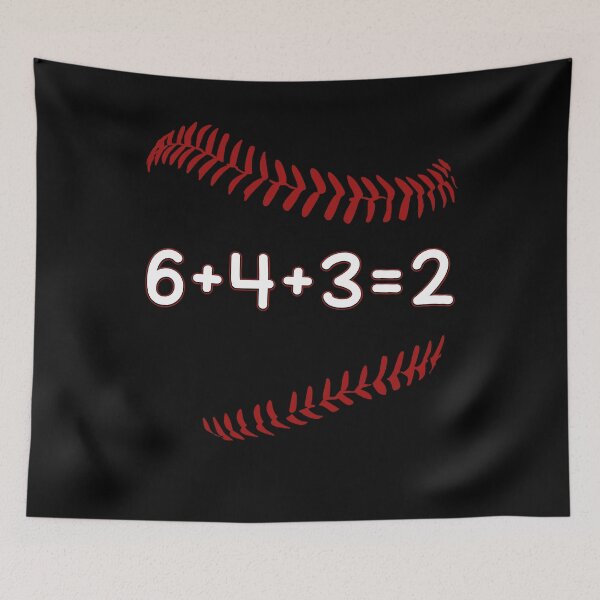 Item preview, Double play 6+4+3=2 Baseball Math Double Play Funny Baseball Player Gift designed and sold by ARTZ84.
