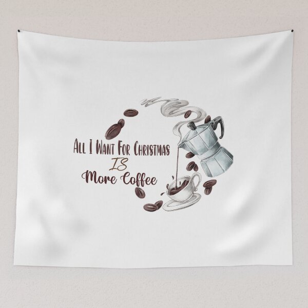 Item preview, all i want for christmas is more coffee designed and sold by Hatlof.