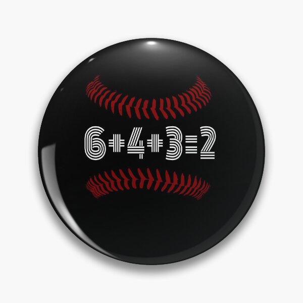 Item preview, Double play 6+4+3=2 Baseball Math Double Play Funny Baseball Player Gift designed and sold by ARTZ84.