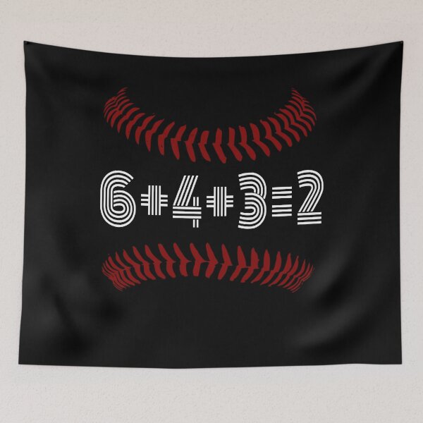Item preview, Double play 6+4+3=2 Baseball Math Double Play Funny Baseball Player Gift designed and sold by ARTZ84.
