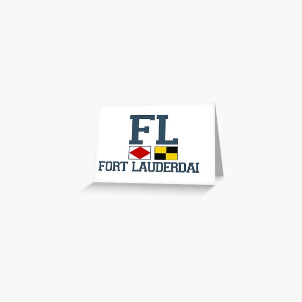 Fort Lauderdale. Greeting Card