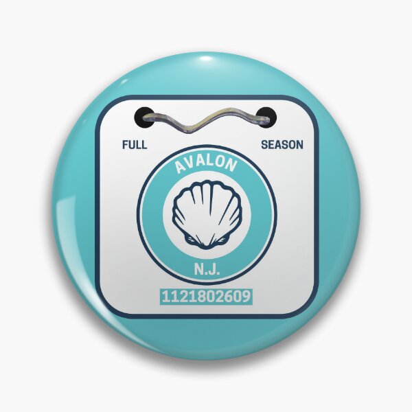 Item preview, Avalon New Jersey Beach Badge designed and sold by fearcity.