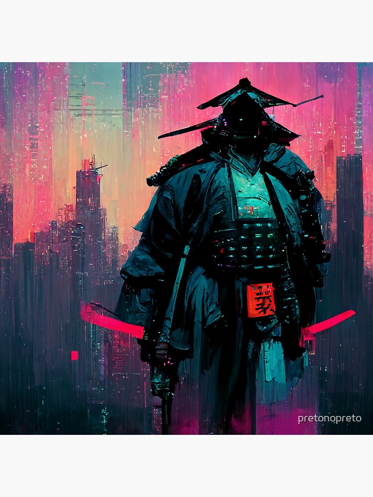 A Hard Rain  Cyberpunk aesthetic, Samurai wallpaper, Cyberpunk art