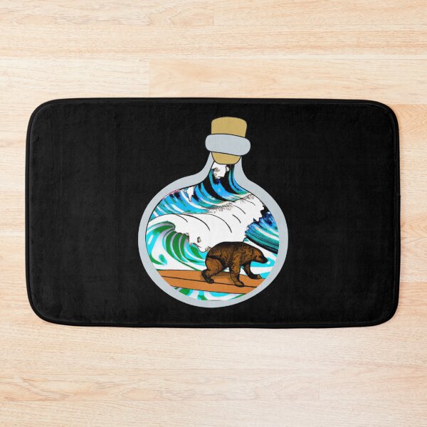Item preview, Bear on a surfboard big wave surf style designed and sold by dannyjar.