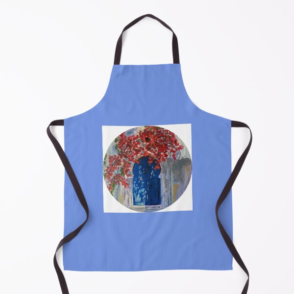 Item preview, Blue Door and Bougainvillea Flowers designed and sold by Arteaventura.