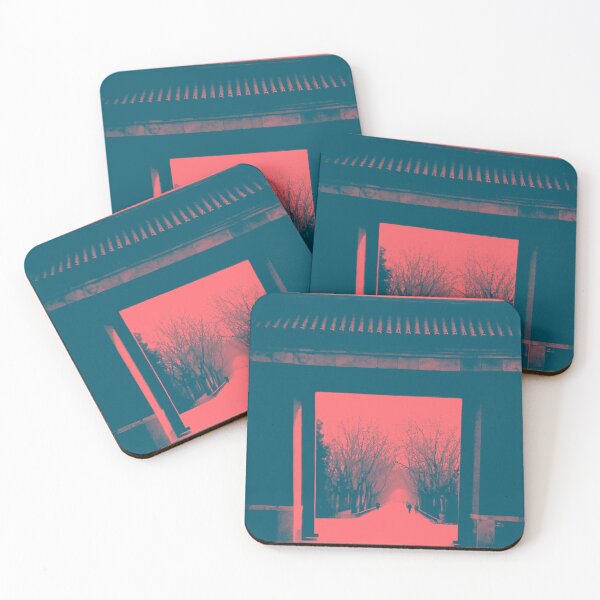Item preview, Peach and Blue Beijing Gate Photography - Art designed and sold by jolabrese.