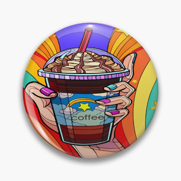 Item preview, Coffee Lover Rainbow Stars Frappe designed and sold by Catalina2202.