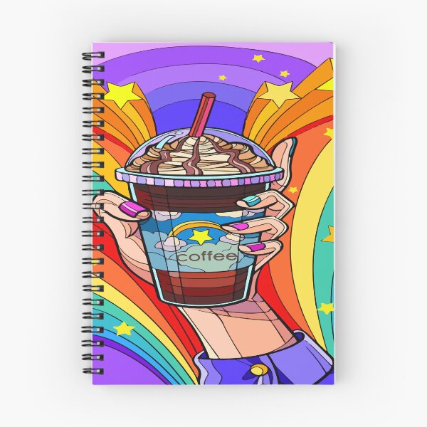 Item preview, Coffee Lover Rainbow Stars Frappe designed and sold by Catalina2202.