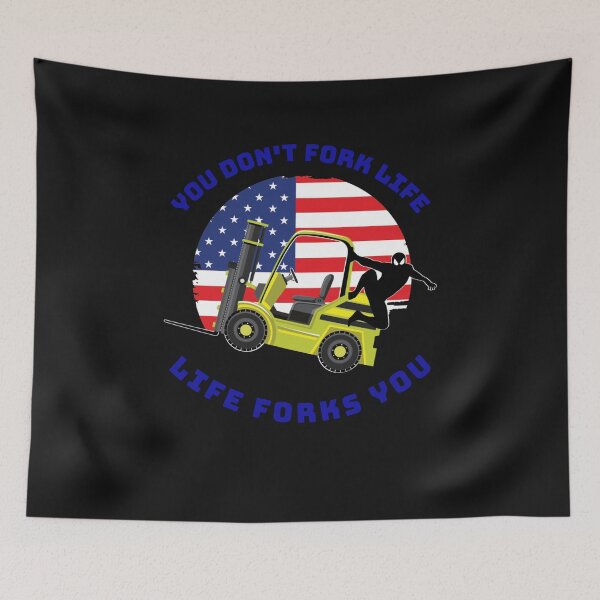 Item preview, Forklift Ninja, You Don't Fork Life, Life Forks You YB designed and sold by TeamsterLife.