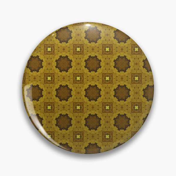 Item preview, Striking Brown and Yellow Octagon Seamless Pattern Print designed and sold by protegra.