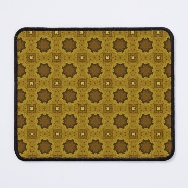 Item preview, Striking Brown and Yellow Octagon Seamless Pattern Print designed and sold by protegra.