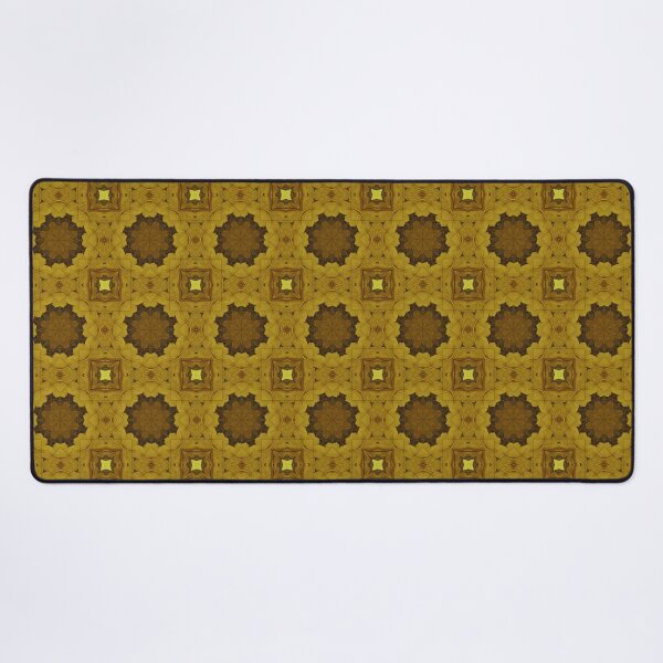 Item preview, Striking Brown and Yellow Octagon Seamless Pattern Print designed and sold by protegra.