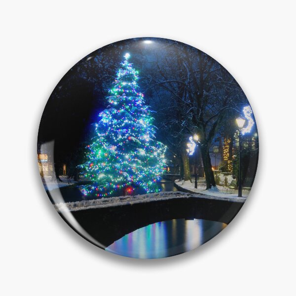 Item preview, Bourton on the Water Christmas Tree Cotswolds designed and sold by AndyEvansPhotos.