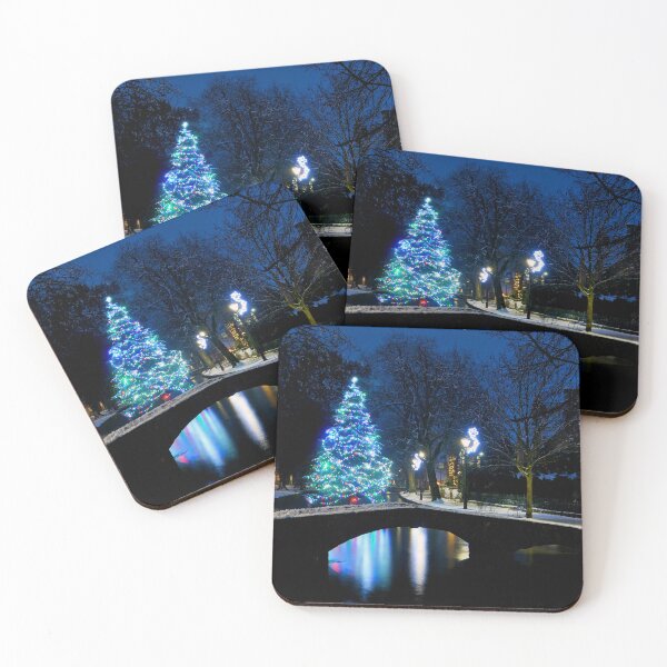Item preview, Bourton on the Water Christmas Tree Cotswolds designed and sold by AndyEvansPhotos.