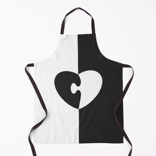 Item preview, black white heart designed and sold by GorLorLar.