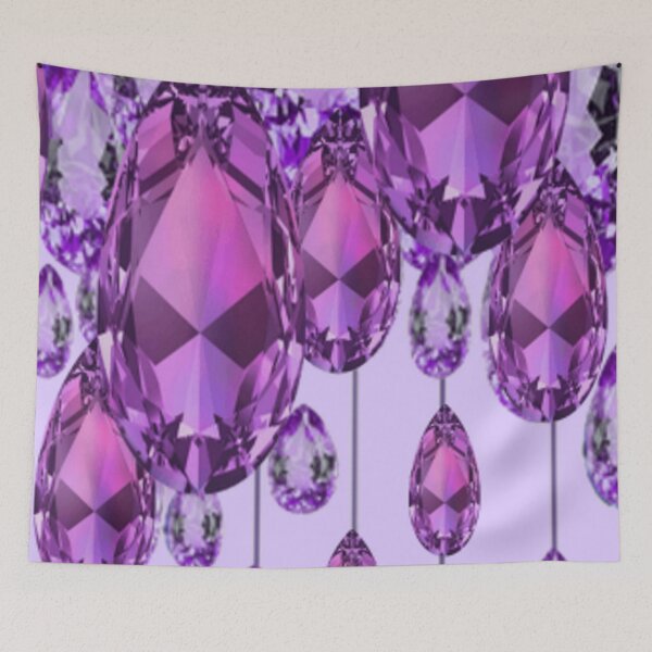 Item preview, LILAC COLORS PURPLE AMETHYST FEBRUARY GEMS ART  designed and sold by sharlesart.