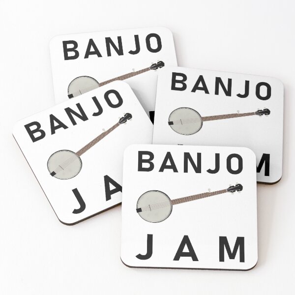 Item preview, Banjo Jam - Black Letters designed and sold by Grepthor.