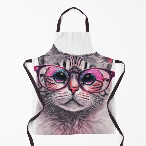 Item preview, Grey Tabby Cat with Glasses designed and sold by RuralGreen.