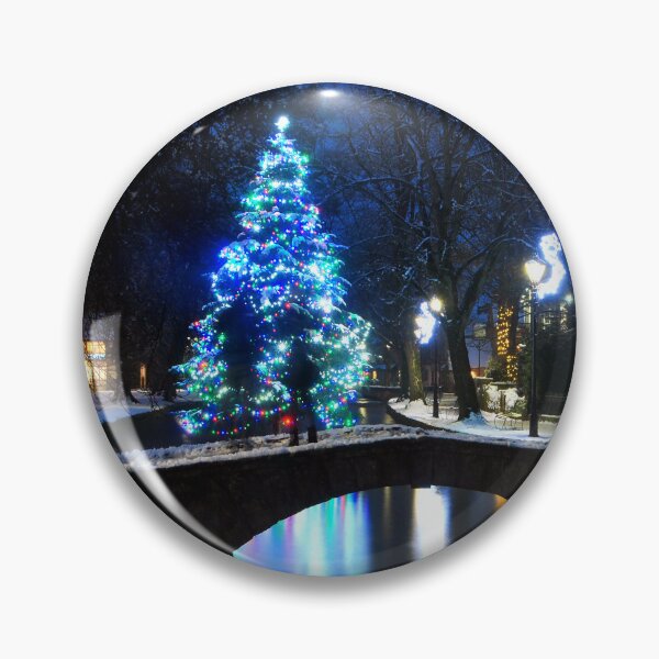 Item preview, Bourton on the Water Christmas Tree Cotswolds designed and sold by AndyEvansPhotos.