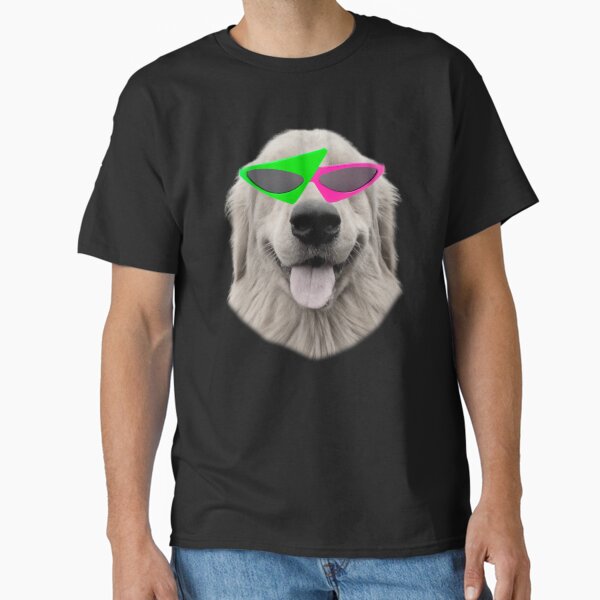 Item preview, Golden Retriever Lustiges Sonnenbrillenporträt designed and sold by Teetans.