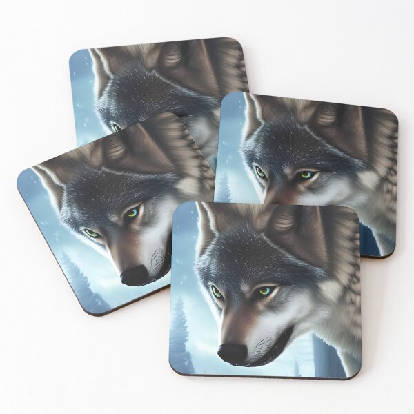 Item preview, Wolf portrait designed and sold by brandway.