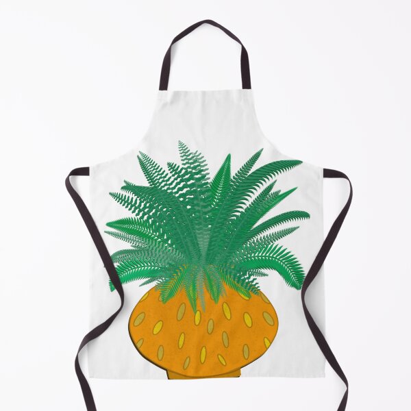 Item preview, Fern Indoor Houseplant with orange Pot designed and sold by PaperieJennifer.