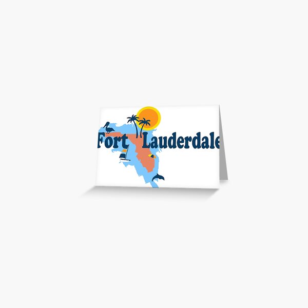 Fort Lauderdale. Greeting Card