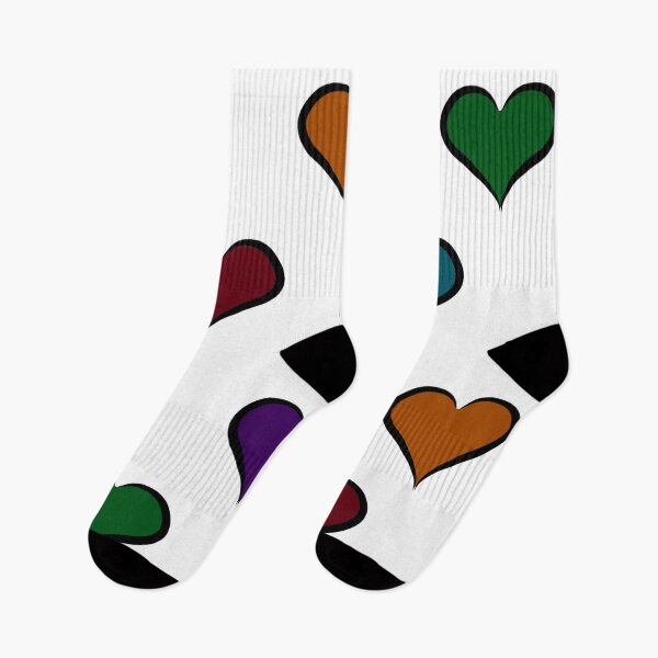 Item preview, Colourful hearts designed and sold by Obsessionforart.