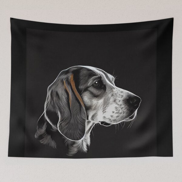 Item preview, American English Coonhound: Strength and Intelligence in Motion designed and sold by MimozaStudio.
