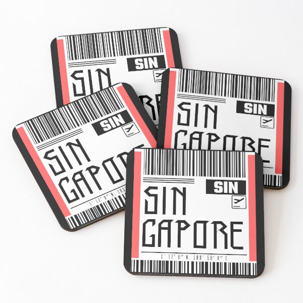Item preview, Singapore boarding pass tag designed and sold by LeddsoDello.