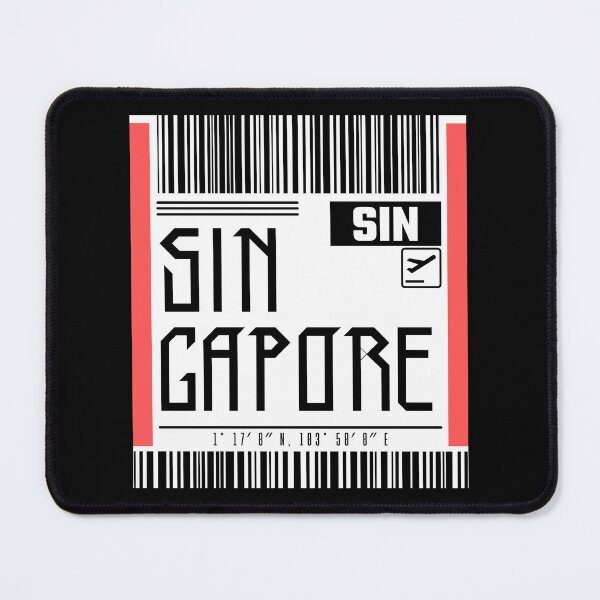 Item preview, Singapore boarding pass tag designed and sold by LeddsoDello.