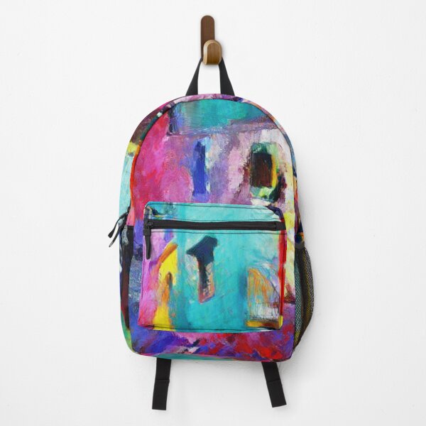 Item preview, BsAs abstract touristy snapshot painting | digital art designed and sold by CiceroSpin.