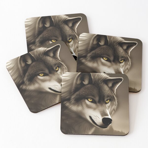Item preview, Wolf portrait designed and sold by brandway.