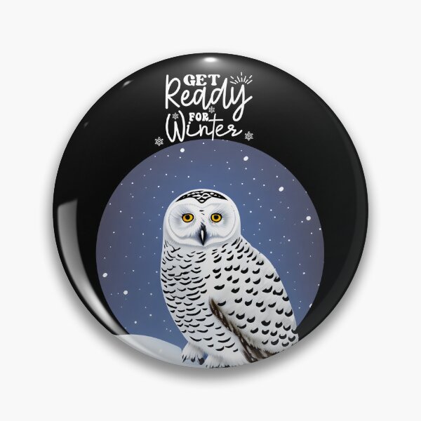 Item preview, Get Ready for winter, winter nights snowy owl, winter forest in the nights, perfect for natura lovers designed and sold by Collagedream.
